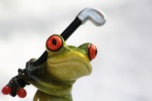 Golf frog